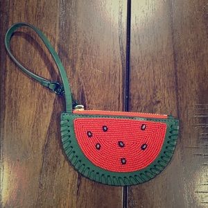 Tory Burch watermelon coin purse
